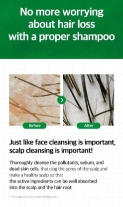 Cica Peptide Anti Hair Loss Derma Scalp Shampoo (285ml) -Glow Skincare Store SomeByMiCicaPeptideAntiHairLossDermaScalpShampoo 285ml 4