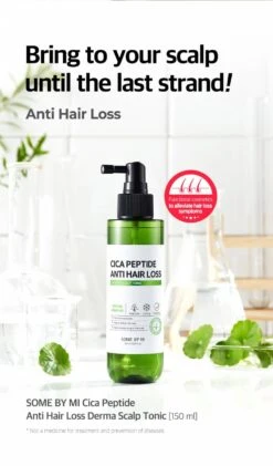 Cica Peptide Anti Hair Loss Derma Scalp Tonic (150ml) -Glow Skincare Store SomeByMiCicaPeptideAntiHairLossDermaScalpTonic 150ml 3