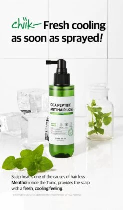 Cica Peptide Anti Hair Loss Derma Scalp Tonic (150ml) -Glow Skincare Store SomeByMiCicaPeptideAntiHairLossDermaScalpTonic 150ml 5