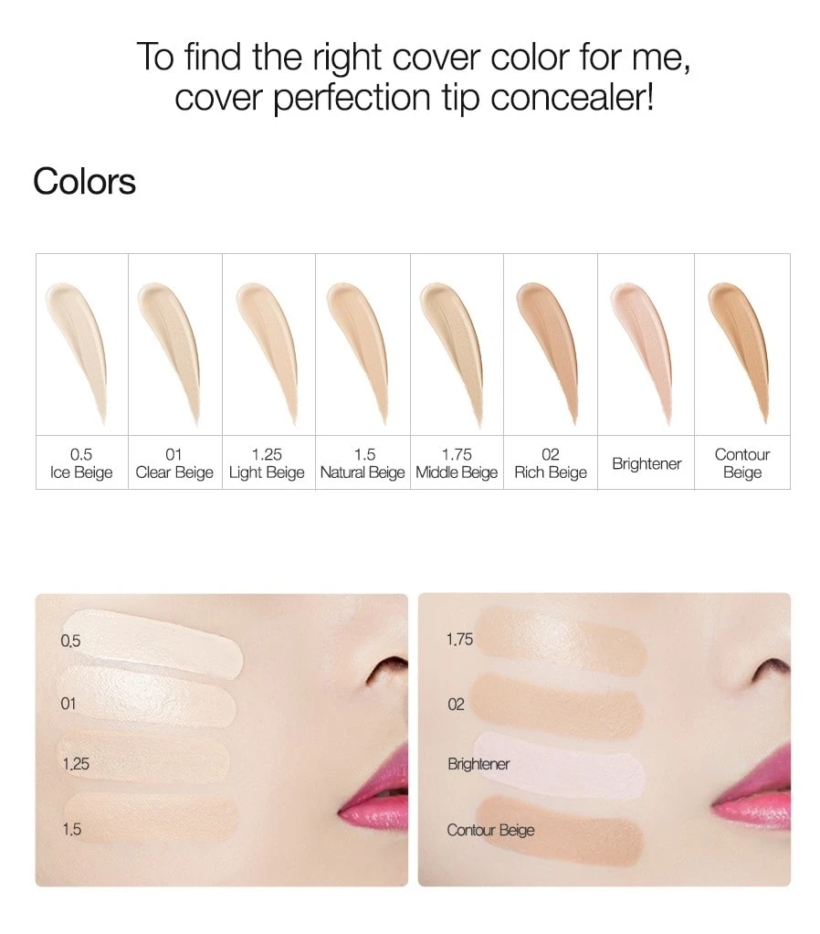 Cover Perfection Tip Concealer SPF28 PA++ (1pc) 5 Cover Perfection Tip Concealer SPF28 PA++ (1pc) - Image 3