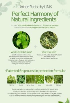 Centella Calming Gel Cream (60ml) -Glow Skincare Store iUNIK CentellaCalmingGelCream60ml4